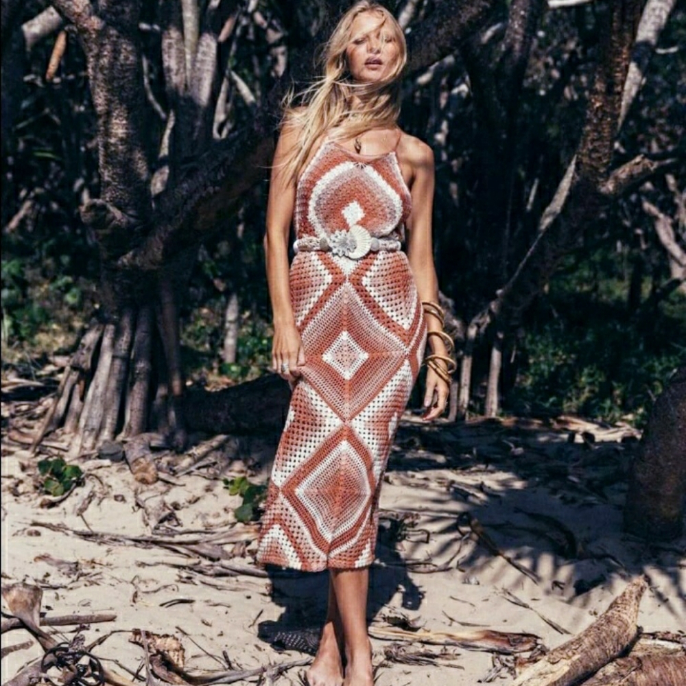 Chasing Unicorns Peacekeeper Crochet Midi